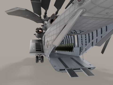 MH-53E Sea Dragon US Navy Static --259-- 3D Model