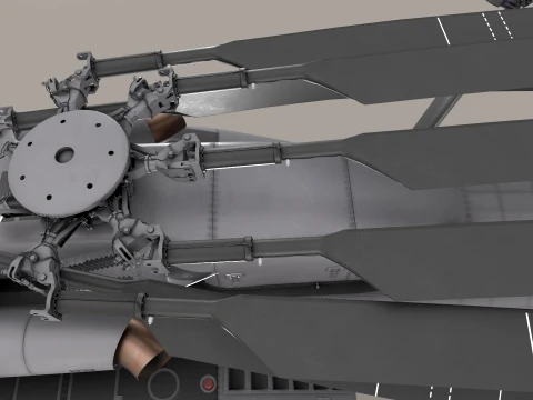 MH-53E Sea Dragon US Navy Static --259-- 3D Model