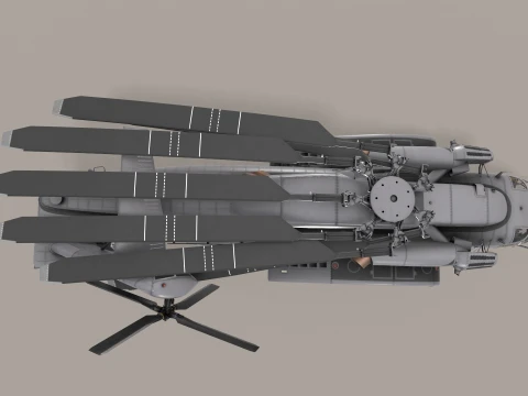 MH-53E Sea Dragon US Navy Static --259-- 3D Model