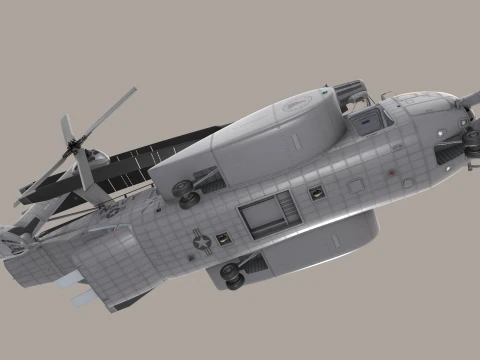 MH-53E Sea Dragon US Navy Static --259-- 3D Model