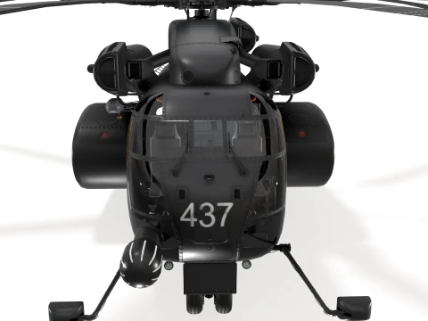 MH-53E Zeedraken Amerikaanse marine statisch --260-- 3D Model