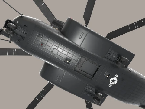 MH-53E Sea Dragons US Navy Static --260-- 3D Model