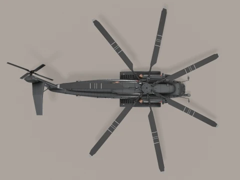 MH-53E Sea Dragons US Navy Static --260-- 3D Model