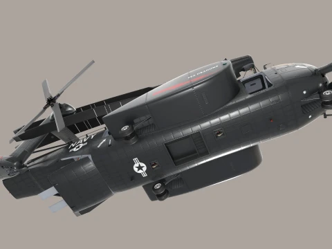 MH-53E Sea Dragons US Navy Static --260-- 3D Model