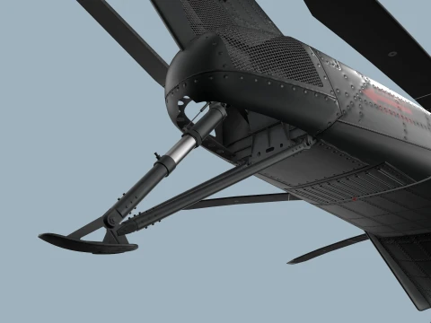 MH-53E Sea Dragons US Navy Basic Aniamtion --260-- 3D Model