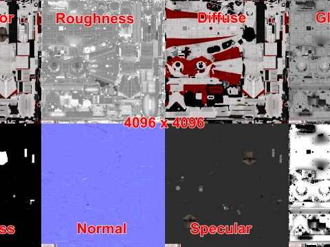 Helicopter OH-1 Ninja JGSDF White Static --446-- 3D Model