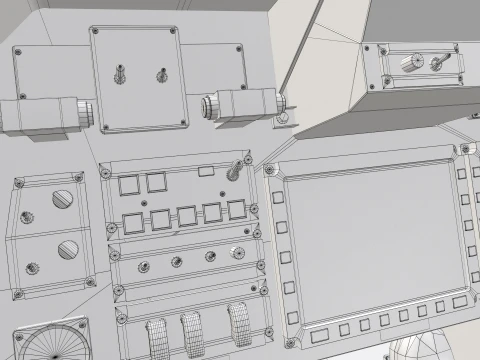 Helicopter OH-1 Ninja JGSDF Winter Basic Animation --447-- 3D Model