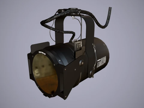 Helicopter Search Lights Collection --285-- 3D Model