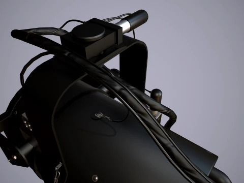Helicopter Search Lights Collection --285-- 3D Model