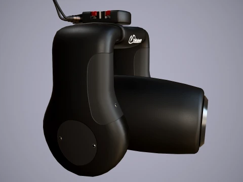 Helicopter Search Lights Collection --285-- 3D Model