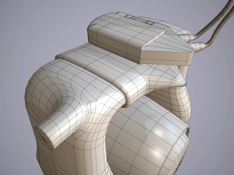 Helicopter Search Lights Collection --285-- 3D Model