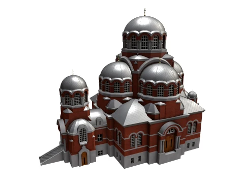 Russian Cathedral --450-- Modelo 3D