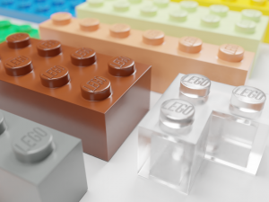 lego brick collection - 35 pieces 3Dモデル