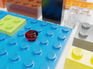 lego brick collection - 35 pieces 3Dモデル