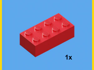 lego brick collection - 35 pieces 3D Model