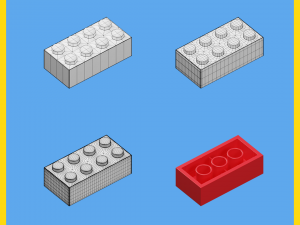 lego brick collection - 35 pieces 3Dモデル