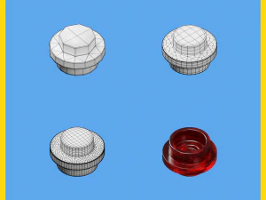 lego brick collection - 35 pieces 3D Model