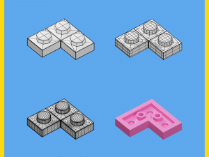 lego brick collection - 35 pieces 3Dモデル