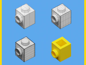 lego brick collection - 35 pieces 3D Model