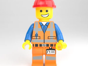 乐高小人仔 - 建筑工人 3D 模型