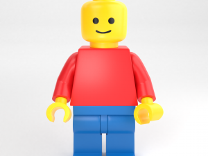 lego standard minifigure 3D Model