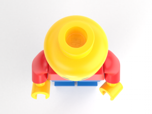 lego standard minifigure Modelo 3D