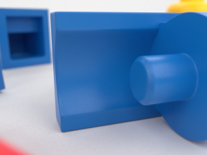 lego standard minifigure Modelo 3D