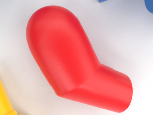 lego standard minifigure Modelo 3D
