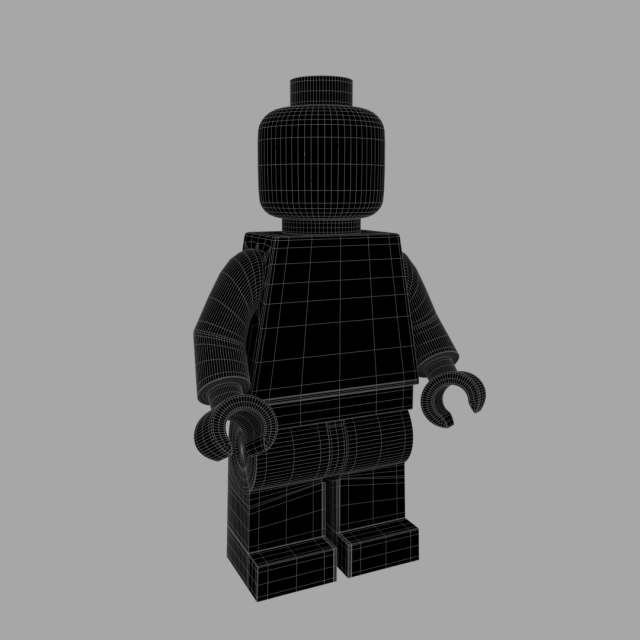 Lego minifigure 3d hotsell model
