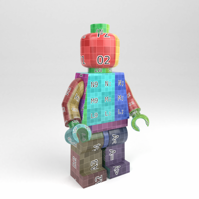 Lego figure 3d model outlet