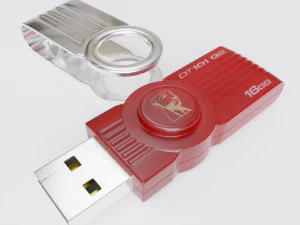 kingston flash drive 16gb 3D Model