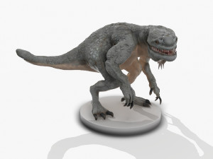 monstr rex 3D 프린트 모델