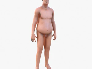 太った男 3Dモデル