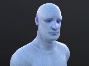 fat man Modello 3D