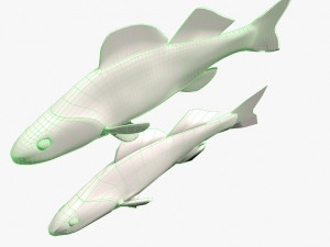 fish bersh Model 3D
