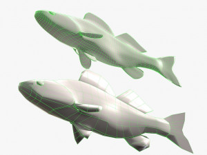 fish bersh Model 3D