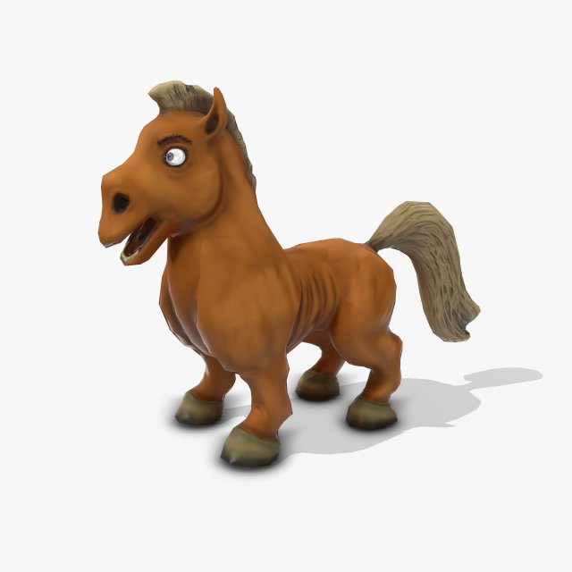 horsepony Model 3D .c4d .max .obj .3ds .fbx .stl .blend 