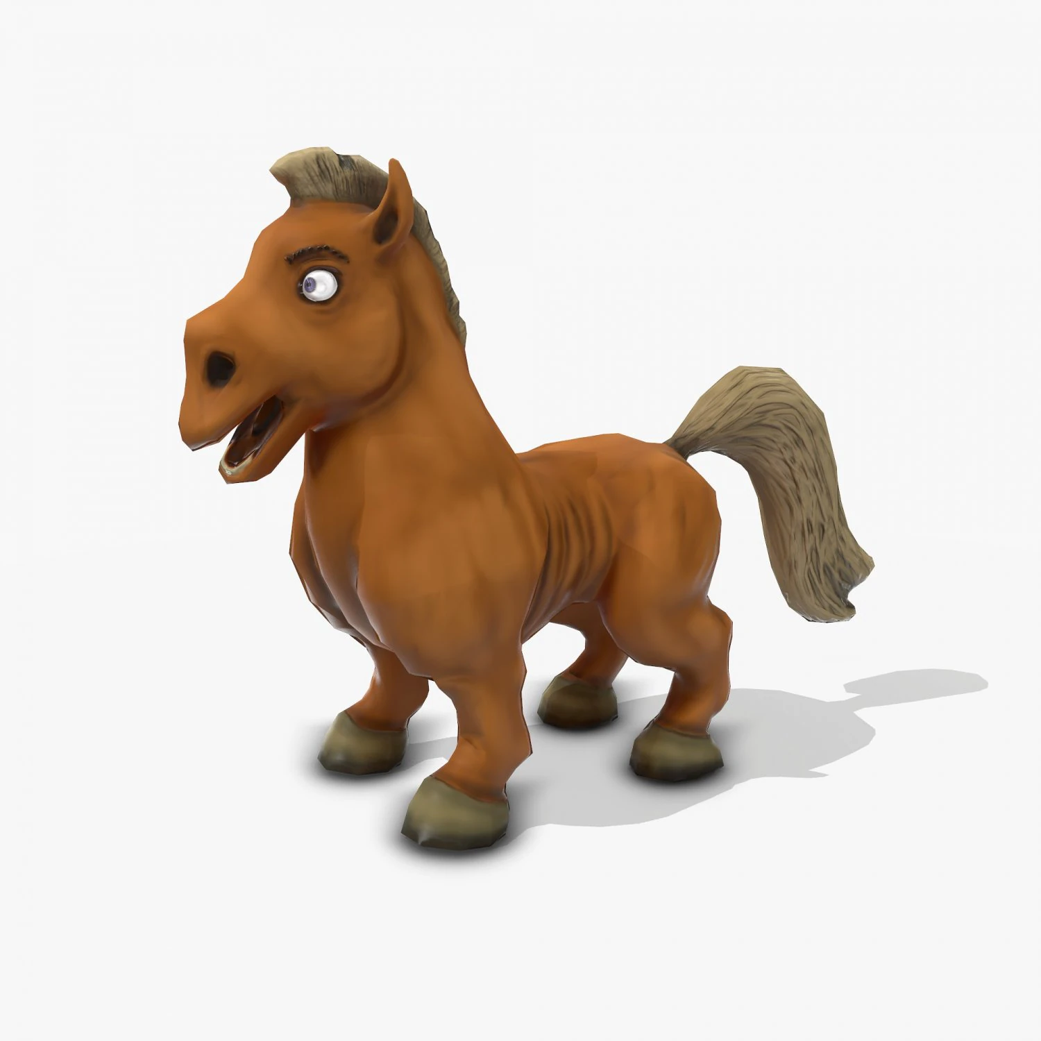 horsepony 3D Model .c4d .max .obj .3ds .fbx .stl .blend 