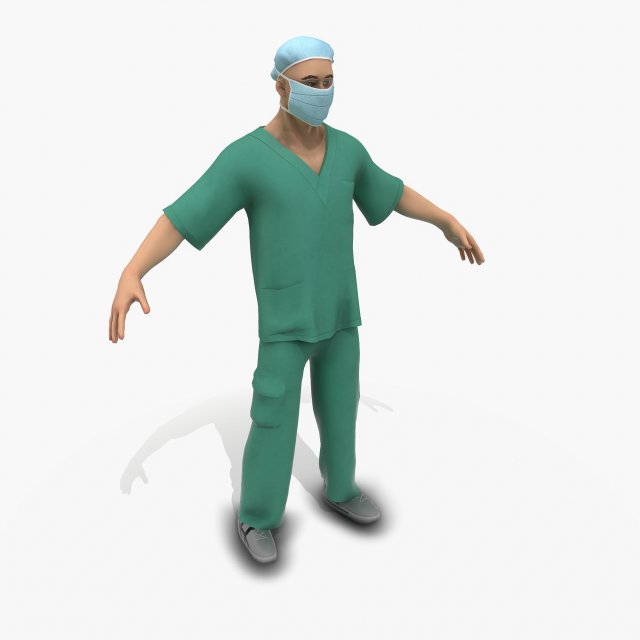 doctor 3D 모델 .c4d .max .obj .3ds .fbx .stl .blend 