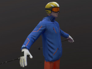skier 3D 模型