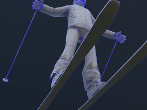 skier 3D 模型