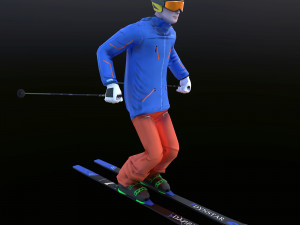 skier 3D 模型
