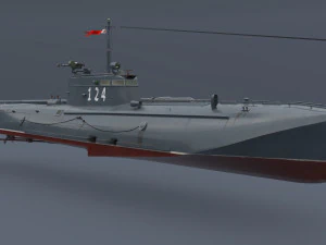 torpedo boat g-5 3D Model