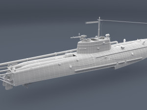 torpedo boat g-5 3D-Modell