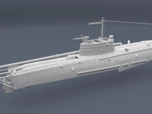 torpedo boat g-5 3D Model