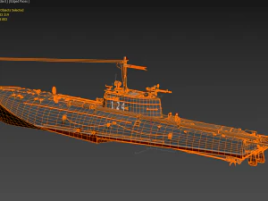 torpedo boat g-5 3D Model