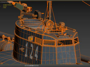 torpedo boat g-5 3D Model
