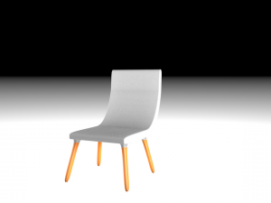 chair 3D मॉडल