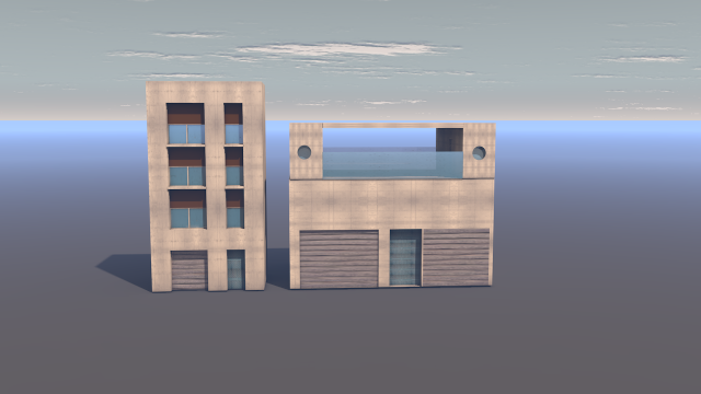 buildings 3D Модель .c4d .max .obj .3ds .fbx .stl .blend 