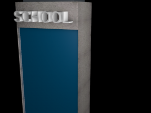 school 3D Модель
